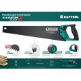 Маленькое фото товара - KRAFTOOL Alligator Black 11, 550 мм, ножовка для точного реза (15205-55). Вариант №4