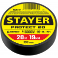 Маленькое фото товара - STAYER PROTECT-20, 19 мм х 20 м, 5 000 В, черная, изолента ПВХ, Professional (12292-D). Вариант №1
