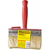 Фото товара - STAYER UNIVERSAL, 3 х 12 см, светлая щетина, пластмассовый корпус, все виды ЛКМ, макловица (01824-12)