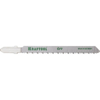 Фото товара - KRAFTOOL T101BR, EU-хвост., по дереву, шаг 2.5 мм, 75 мм, 2 шт, полотна для лобзика (159516-2.5)