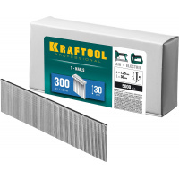 Фото товара - KRAFTOOL гвозди тип 300 (47/J/ F), 30 мм, калибр 18GA. 5000 шт (31785-30)