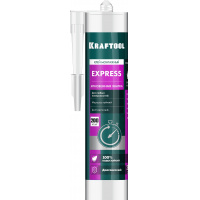 Фото товара - KRAFTOOL EXPRESS, 310мл прозрачный, монтажный клей экспресс хватка (41347)