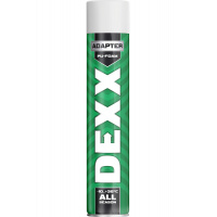 Фото товара - DEXX ADAPTER, 750 мл, адаптерная, выход до 25 л, монтажная пена (41123)