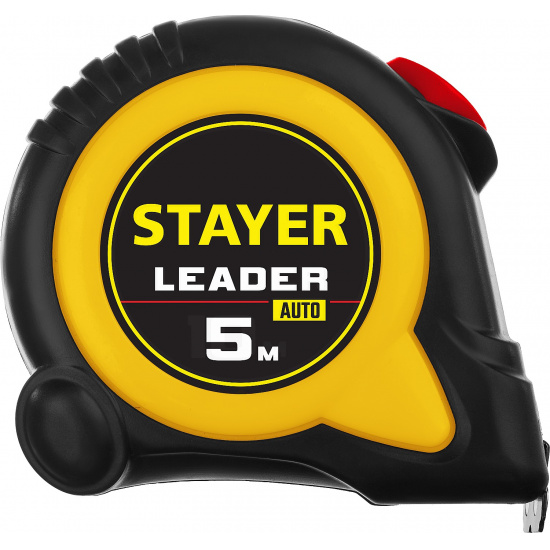 Большое фото товара - STAYER Leader, 5 м х 19 мм, рулетка с автостопом, Professional (3402-05-19), 18773. Вариант №3